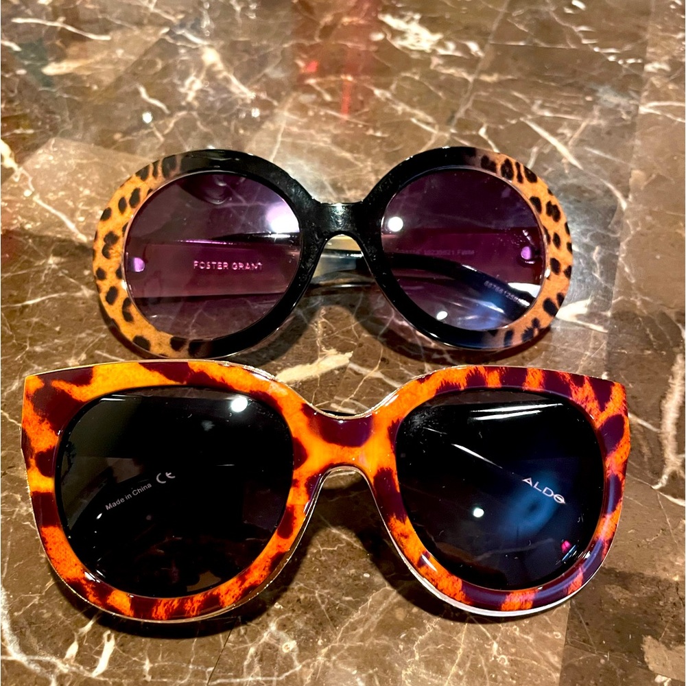 2 ANIMAL PRINTS SUNGLASSES GORGEOUS